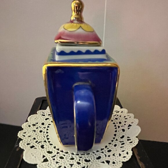 Vivian Chan Hand Painted Miniature Teapot - Picture 3 of 7